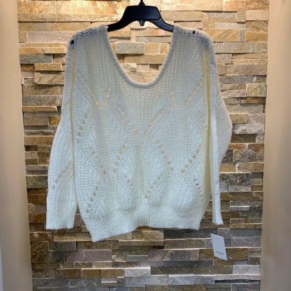 FRNCH Open Stitch Pullover Sweater - Picture 8 of 8